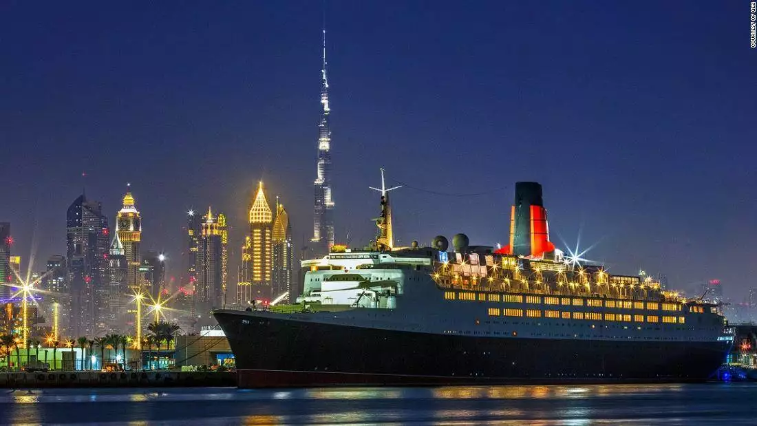 QE2 ‘relaunched’ as a floating hotel in Dubai