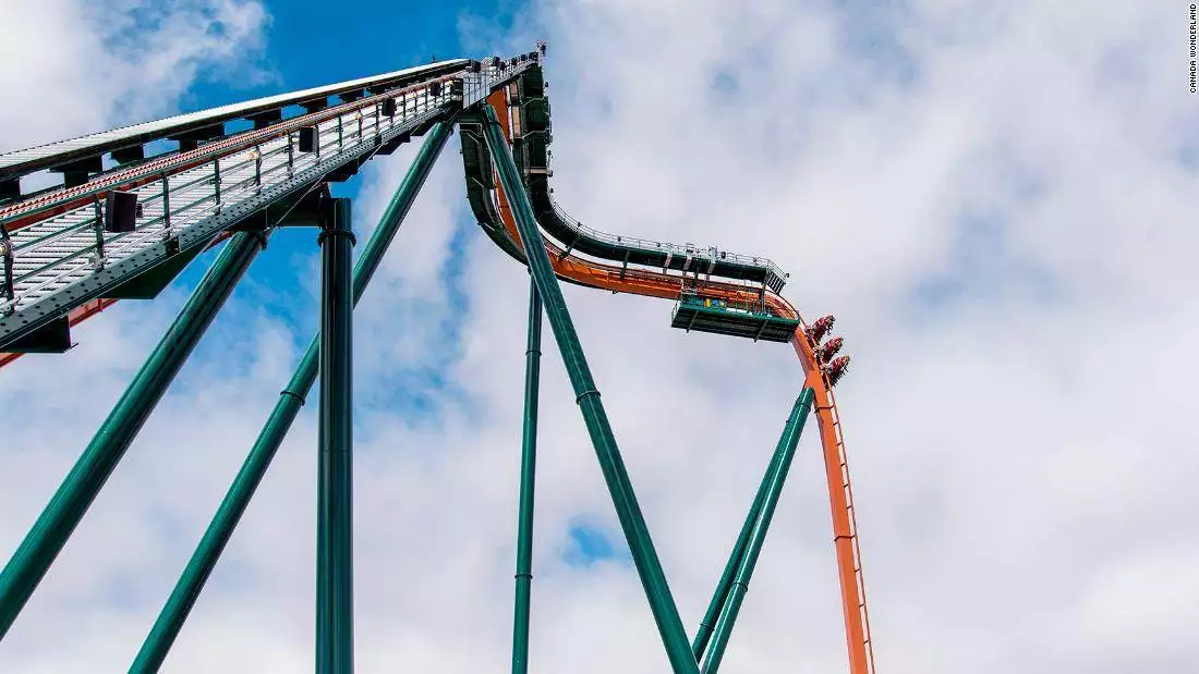 Yukon Striker, world’s tallest dive coaster, opens in Canada