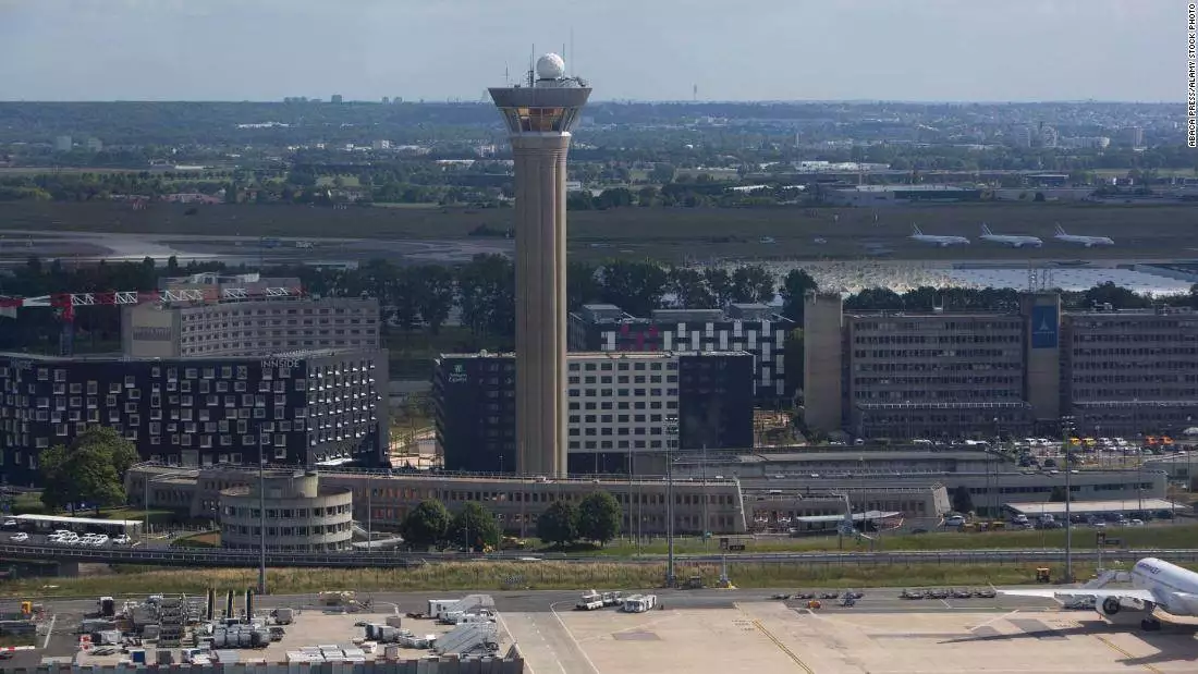 Air traffic control error almost saw planes collide at Paris airport